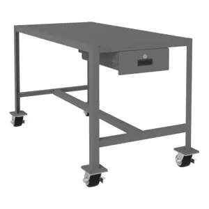 DURHAM MANUFACTURING MTDM244830-2K195 Mobile MT Workbench, 1 Drawer, Capacity 2000 Lbs, Size 48 x 24 x 30 Inch | CF6LCP