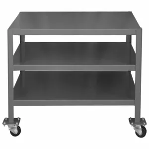 DURHAM MANUFACTURING MTM183630-2K395 Mobile MT Workbench, 3 Shelf, Capacity 2000 Lbs, Size 18 x 36 x 30 Inch | AF7URB 22NE32