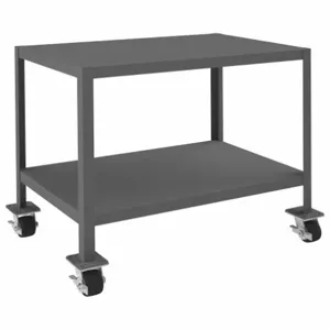 DURHAM MANUFACTURING MTM243630-2K295 Mobile MT Workbench, 2 Shelf, Capacity 2000 Lbs, Size 24 x 36 x 30 Inch | AF7URF 22NE36