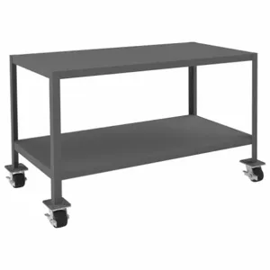 DURHAM MANUFACTURING MTM244830-2K295 Mobile MT Workbench, 2 Shelf, Capacity 2000 Lbs, Size 24 x 48 x 30 Inch | AF7URM 22NE43