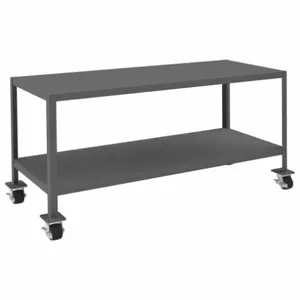 DURHAM MANUFACTURING MTM246030-2K295 Mobile MT Workbench, 2 Shelf, Capacity 2000 Lbs, Size 24 x 60 x 30 Inch | AF7URR 22NE47