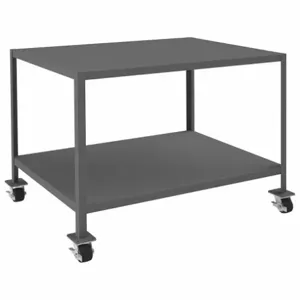 DURHAM MANUFACTURING MTM364836-3K295 Mobile MT Workbench, 2 Shelf, Capacity 3000 Lbs, Size 36 x 48 x 36 Inch | AF7URU 22NE49