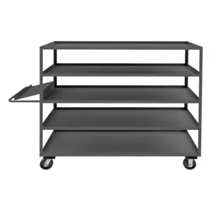 DURHAM MANUFACTURING OPC-247268-5-6PH-95 Order Picking Cart, 5 Shelf, Size 24 x 72 Inch | CF6LDM