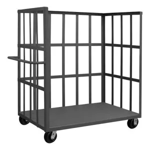 DURHAM MANUFACTURING OPT-7236-1-6PH-95 Open Portable Truck, 1 base shelf, Capacity 3000 Lbs, Size 72 x 36 Inch | CF6LEW