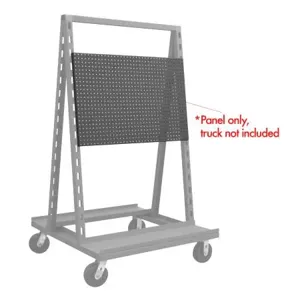 DURHAM MANUFACTURING PB-2436-ATT-95 Pegboard Panel, Size 24 x 36 Inch, Gray | CF6LFC