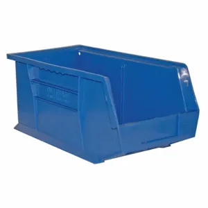 DURHAM MANUFACTURING PB30240-52 Hang And Stack Bin, Size 8 x 15 x 7 Inch, Blue | AC7FAZ 38G153