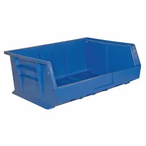 DURHAM MANUFACTURING PB30250-52 Hang And Stack Bin, Size 16 x 15 x 7 Inch, Blue | AC7FBA 38G154