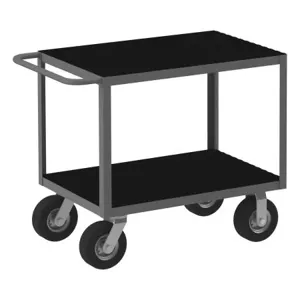 DURHAM MANUFACTURING RIC-2436-2-95 Rolling Instrument Cart, 2 Shelf, Size 24 x 36 Inch | CF6LHK