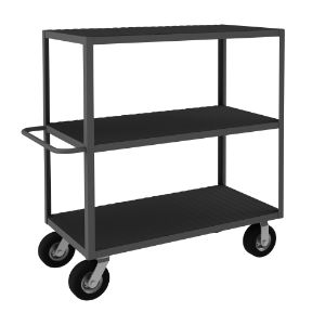 DURHAM MANUFACTURING RIC-243650-3-95 Rolling Instrument Cart With Push Handle, 3 Shelf, Size 24 x 36 Inch | CF6LHP