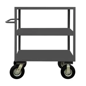 DURHAM MANUFACTURING RIC-306050-3-95 Rolling Instrument Cart, 3 Shelf, Size 30 x 60 Inch | CF6LHX