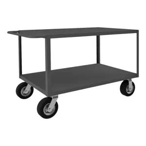 DURHAM MANUFACTURING RICNM-2448-2-95 Rolling Instrument Cart, 2 Shelf, Size 24 x 48 Inch | CF6LJM