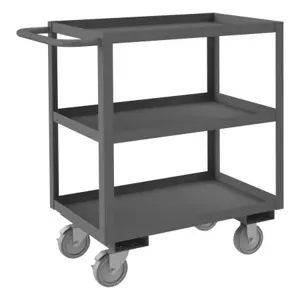 DURHAM MANUFACTURING RSC-1830-3-95 Stock Cart, Steel, Size 30 x 18 Inch, Capacity 1200 Lbs | AC2XTT 2NXV5