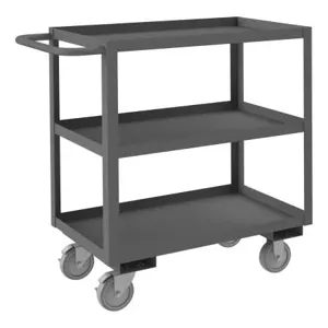 DURHAM MANUFACTURING RSC-1832-3-95 Stock Cart, 3 Shelf, Size 18-1/4 x 38-1/4 x 37-5/8 Inch | CF6LJZ