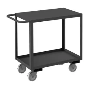 DURHAM MANUFACTURING RSC-183235-2-TLD-95 Stock Cart, 2 Shelf, Size 18-1/4 x 38-1/4 x 35 Inch | CF6LKA