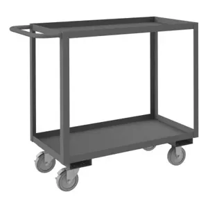 DURHAM MANUFACTURING RSC-1836-2-95 Stock Cart, 2 Shelf, Size 18-1/4 x 42-1/4 x 37-5/8 Inch | CF6LKC