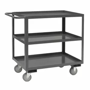 DURHAM MANUFACTURING RSC-1848-3-95 Stock Cart, 3 Shelf, Size 18-1/4 x 54-1/4 x 37-5/8 Inch | CF6LKG