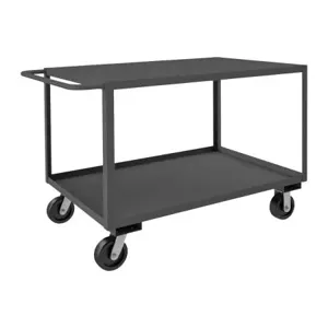 DURHAM MANUFACTURING RSC-243036-2-3K-TLD-95 Stock Cart, 2 Shelf, Size 24-1/4 x 36-1/4 x 36 Inch | CF6LKK