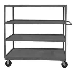 DURHAM MANUFACTURING RSC-2436-4-3K-95 Stock Cart, 4 Shelf, Size 24-1/4 x 42-1/4 x 60 Inch | CF6LLA