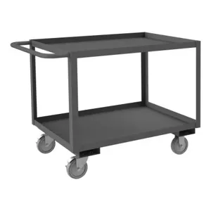 DURHAM MANUFACTURING RSC-243631-2-95 Stock Cart, 2 Shelf, Size 24-1/4 X 42-1/4 X 30-7/8 Inch | CF6LLF