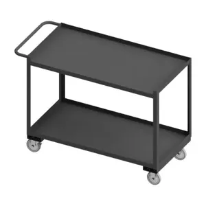 DURHAM MANUFACTURING RSC-2448-2-1TLD-95 Stock Cart, 2 Shelf, Size 24-1/4 x 54-1/4 x 37-5/8 Inch | CF6LLP