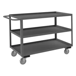 DURHAM MANUFACTURING RSC-2448-3-95 Stock Cart, 3 Shelf, Size 24-1/4 x 54-1/4 x 37-5/8 Inch | CF6LLZ