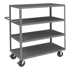 DURHAM MANUFACTURING RSC-2448-4-LD-95 Stock Cart, 4 Shelf, Size 24-1/4 x 54-1/4 x 55-4/9 Inch | CF6LMD