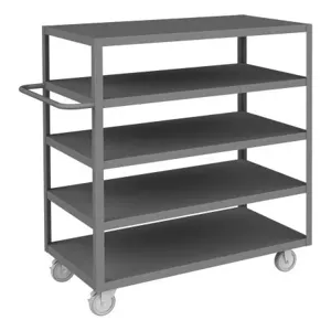 DURHAM MANUFACTURING RSC-2448-5-LD-95 Stock Cart, 5 Shelf, Size 24-1/4 x 54-1/4 x 54 Inch | CF6LMF