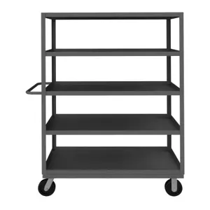 DURHAM MANUFACTURING RSC-244868-5-3K-95 Stock Cart, 5 Shelf, Size 24-1/4 x 54-1/4 x 68 Inch | CF6LMM