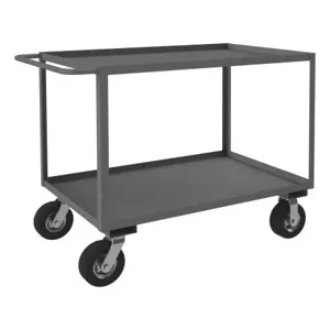 DURHAM MANUFACTURING RSC-3048-2-8PN-95 Stock Cart, 2 Shelf, Size 30-1/4 x 54-1/4 x 41-1/4 Inch | CF6LMW