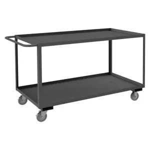 DURHAM MANUFACTURING RSC-3060-2-95 Stock Cart, 2 Shelf, Size 30-1/4 x 66-1/4 x 37-5/8 Inch | CF6LNG