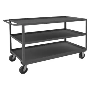 DURHAM MANUFACTURING RSC-3060-3-3K-95 Stock Cart, 3 Shelf, Size 30-1/4 x 66-1/4 x 39 Inch | CF6LNJ