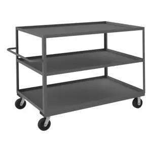 DURHAM MANUFACTURING RSC-366048-3-3K-6PH-95 Stock Cart, 3 Shelf, Size 36-1/4 x 66-1/4 x 48 Inch | CF6LNW