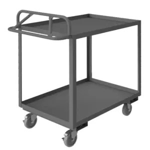 DURHAM MANUFACTURING RSCE-3048-2-95 Stock Cart With Ergonomic Handle, 2 Shelf | CF6LRX