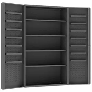 DURHAM MANUFACTURING SJC-DLP-4S-14DS-95 Storage Cabinet, 4 Adjustable Shelf, 14 Gauge, Size 48 x 84 Inch | AB3MCK 1UBJ4