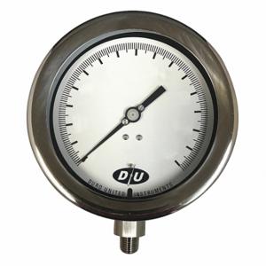 DURO 4.2072313E7 Industrial Compound Gauge, 30 to 0 to 60 Inch Size Hg/psi, 4 1/2 Inch Size Dial | CP3XXT 442Y15