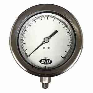 DURO 4.2072313E7 Industrial Compound Gauge, 30 to 0 to 60 Inch Size Hg/psi, 4 1/2 Inch Size Dial | CP3XXT 442Y15