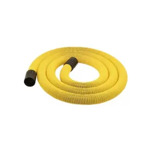 DUSTLESS TECHNOLOGIES 14251 Vacuum Hose, 1 1/2 Inch Hose Dia, 12 ft Hose Length, Plastic, Yellow | CP3XZQ 55JJ93