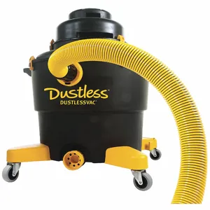 DUSTLESS TECHNOLOGIES D1603 Dust Extractor, Std, Dry/Wet, 16 Gal Tank, 130 Cfm Air Flow | CP3XZG 35YK86