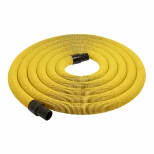 DUSTLESS TECHNOLOGIES H0946 Vacuum Hose Kit, 1 1/2 Inch Hose Dia, 25 ft Hose Length, Polyethylene, Yellow | CP3XZV 703D48