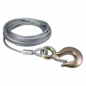 DUTTON-LAINSON 6522 Cable And Hook, 5/16 Inch Size, 25 ft. Length | CH9UCE 24MD54