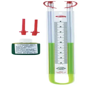 DWYER INSTRUMENTS 1221-8-D Manometer, U Tube | AH2CWL 25E980