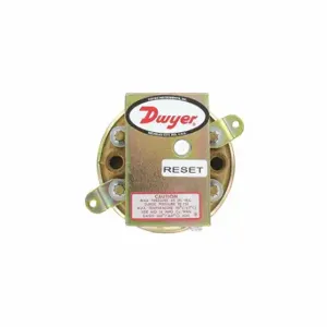 DWYER INSTRUMENTS 1900-10-MR Manual Reset Pressure Switch | CP3YNZ 25F026