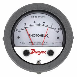 DWYER INSTRUMENTS 3001MR Pressure Switch/Gage, Range 0-1 Wc | CP3YQD 25F080