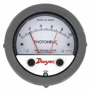 DWYER INSTRUMENTS 3001MR Pressure Switch/Gage, Range 0-1 Wc | CP3YQD 25F080