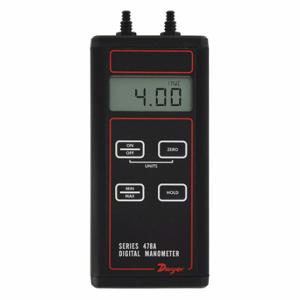 DWYER INSTRUMENTS 478A-1 Digitales Manometer, -60 Zoll Wc bis 60 Zoll Wc, 4-stelliges LCD | CP3YEB 25F122