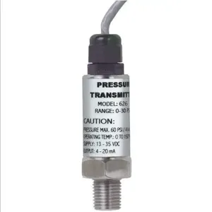 DWYER INSTRUMENTS 626-19-CH-P1-E5-S1 Transducer, 0 to 5000 PSI, Conduit | AC2CEJ 2HLU7