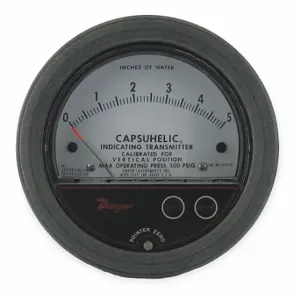 DWYER INSTRUMENTS 631B-2 Indicating Differential Transmitter, Wet/Wet W/Dial, 0 Inch Wc To 2 Inch Wc, 4 To 20Ma Dc | CP3YLJ 2HLX4