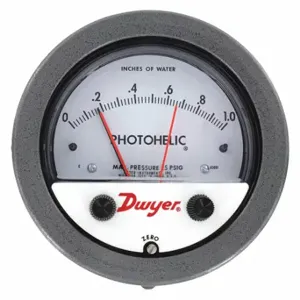 DWYER INSTRUMENTS A3008 A3008 Pressure Switch/Gage, 0-8 Inch Wc | CP3YPU 25F190