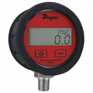 DWYER INSTRUMENTS DPGAB-05 Digital Process Pressure Gauge, 0 To 15 PSI, For Dry Air & Gases, 1/4 Inch Npt Male | CQ8YPT 55EJ04