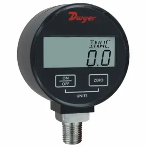 DWYER INSTRUMENTS DPGW-07 Digital Industrial Pressure Gauge, 0 To 50 PSI, For Liquids & Gases, 1/4 Inch Npt Male | CQ8YPJ 55EJ15